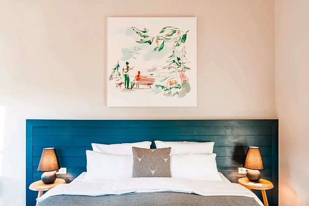 HENRI Country House Kitzbühel - Wohnbeispiel M-Studio (Zimmercodierungen DF1, DF2 & DF3)