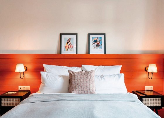 HENRI Hotel Kitzbühel - Wohnbeispiel Doppelzimmer Kabinett (Zimmercodierungen DB1, DB2 & DB3)