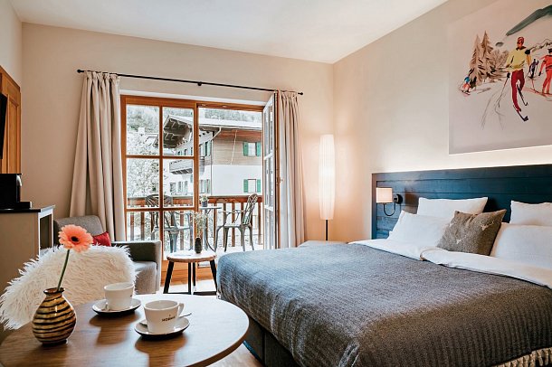 HENRI Hotel Kitzbühel - Wohnbeispiel M-Studio (Zimmercodierungen DF1, DF2 & DF3)