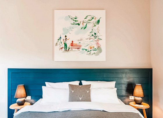 HENRI Hotel Kitzbühel - Wohnbeispiel M-Studio (Zimmercodierungen DF1, DF2 & DF3)