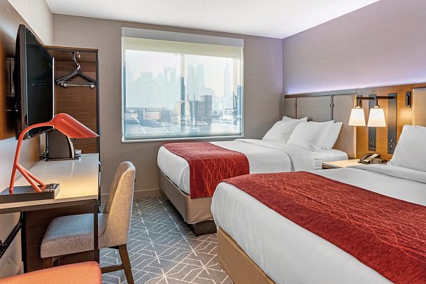 Comfort Inn JFK Airport - Wohnbeispiel Standard Two Double beds (Zimmercodierung UG4)