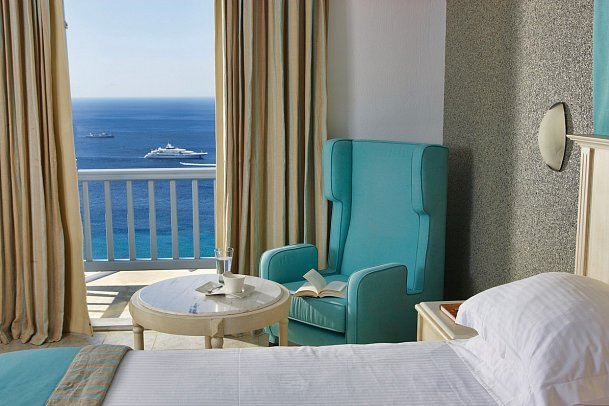 Royal Myconian Resort - Wohnbeispiel Doppelzimmer Premium Meerblick (Zimmercodierung DMM)