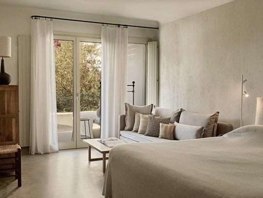 Boheme Mykonos - Wohnbeispiel Suite Deluxe Meerblick (Zimmercodierung WDM)