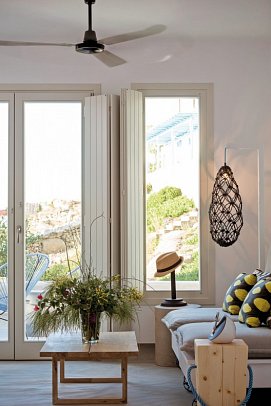 Boheme Mykonos - Wohnbeispiel Suite Deluxe Meerblick (Zimmercodierung WDM)