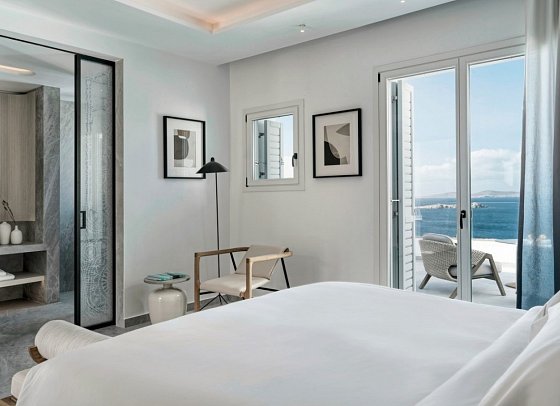 Deos Mykonos - A Myconian Collection Hotel - DELTA Hot Tub Sea View