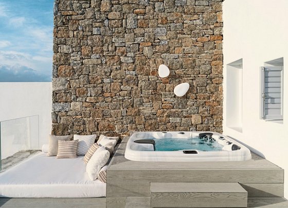 Deos Mykonos - A Myconian Collection Hotel - Delta Sea View with Outdoor Hot Tub