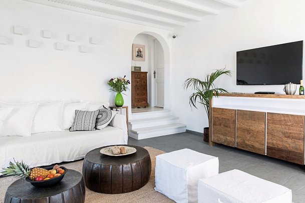 Ostraco Suites - Wohnbeispiel Suite Deluxe Meerblick (Zimmercodierung WDM)