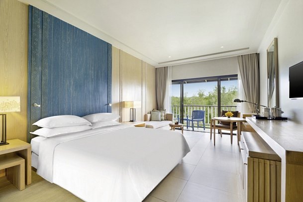 Dusit Thani Krabi Beach Resort - Wohnbeispiel Club Sea Facing Suite (Zimmercodierung WL1)