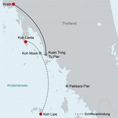 Inselhüpfen Südthailand (ab Koh Lanta)