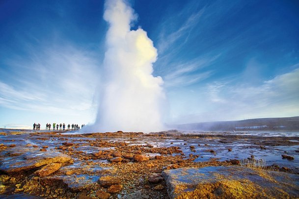 Island gemütlich erwandern - Geysir