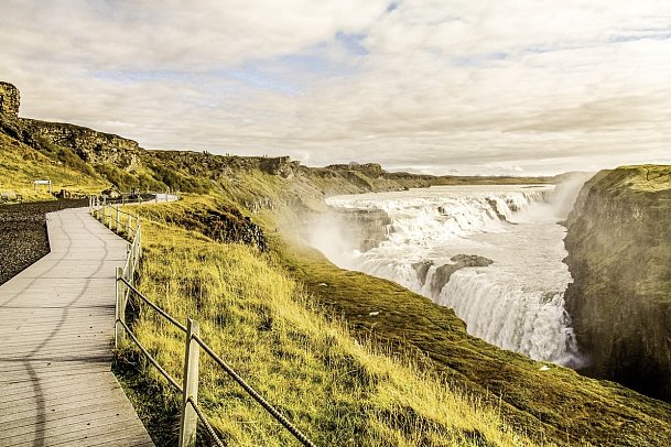 Island gemütlich erwandern - Gullfoss