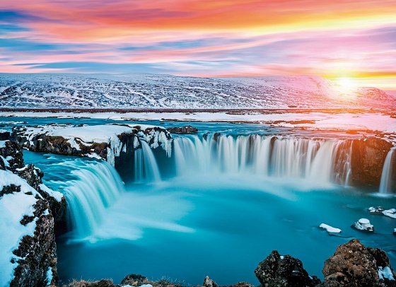 Island mit Flair - Polarlicht, Golden Circle und charmante Hotels - Godafoss