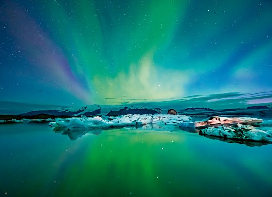 Erlebnis Island - Gletscher, Eishöhlen und Polarlichter - Polarlicht