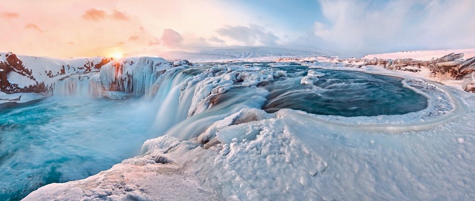 Erlebnis Island - Gletscher, Eishöhlen und Polarlichter - Godafoss