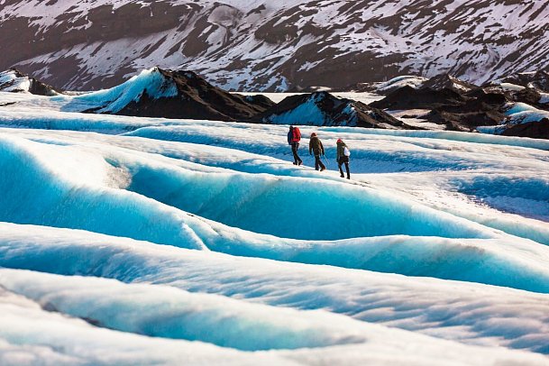 Erlebnis Island - Gletscher, Eishöhlen und Polarlichter - Gletscherwanderung - Solheimajökull