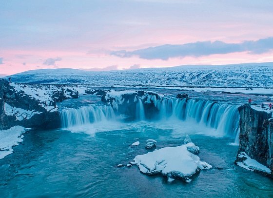 Erlebnis Island - Gletscher, Eishöhlen und Polarlichter - Godafoss