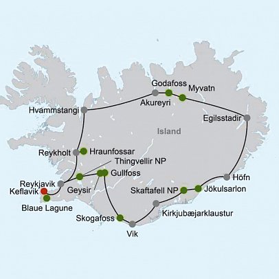 Rund um Island – Auf der Ringstraße (Sommer)
