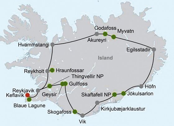 Rund um Island – Auf der Ringstraße (Sommer)
