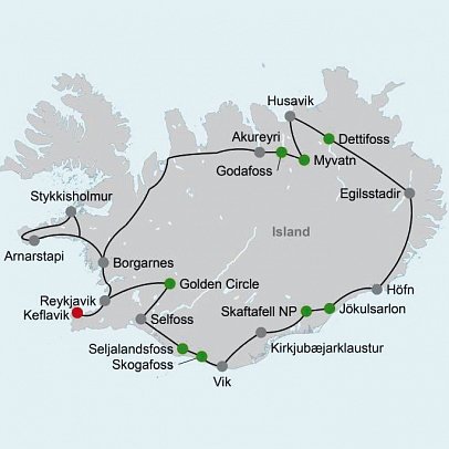 Rund um Island – Ringstraße und Snæfellsnes