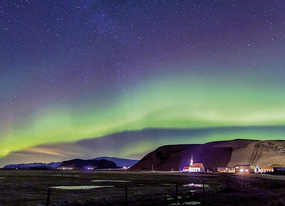 Rund um Island – Ringstraße und Snæfellsnes - Polarlicht an der Südküste