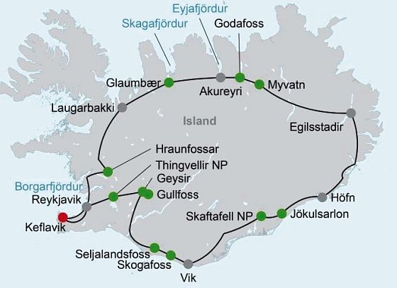 Faszinierendes Island