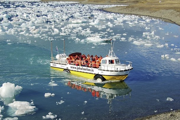Kräftespiel der Elemente - Gletscherlagune Jökulsarlon