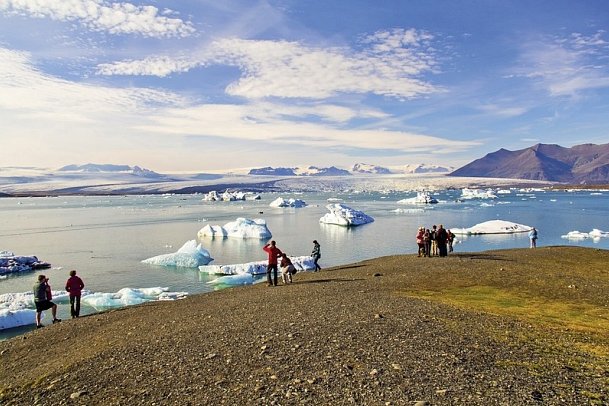 Kräftespiel der Elemente - Gletscherlagune Jökulsarlon