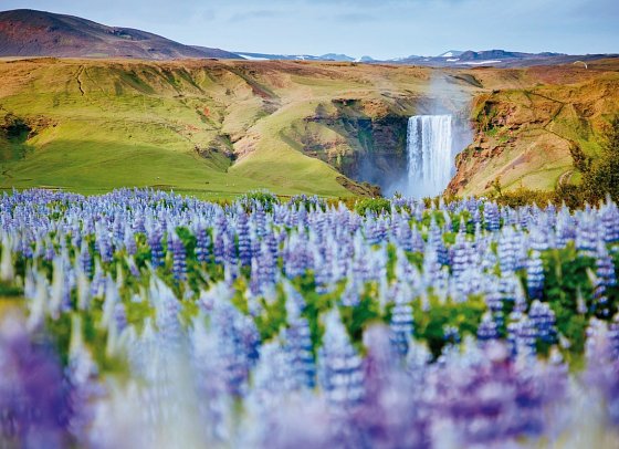 Kräftespiel der Elemente - Skogafoss