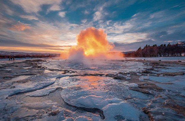 Hochland, Gletscher und Geysire - Geysir Strokkur