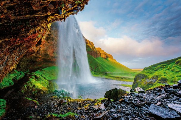 Hochland, Gletscher und Geysire - Seljalandsfoss