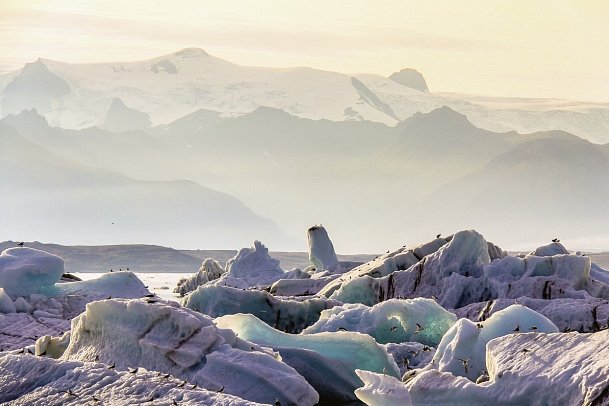 Hochland, Gletscher und Geysire - Jökulsarlon