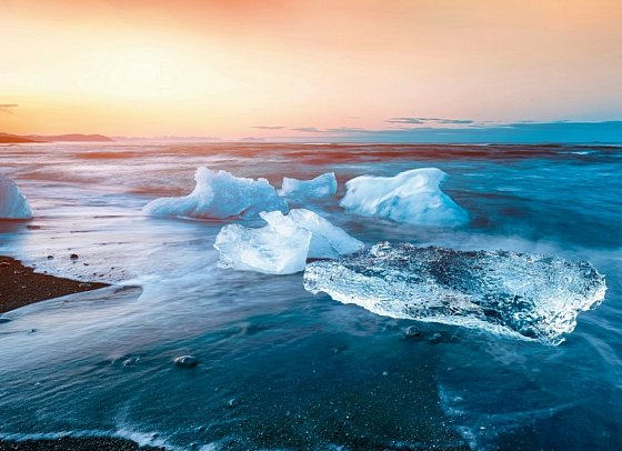 Island intensiv - Diamond Beach nahe Jökulsarlon
