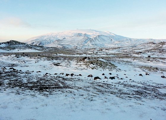 Isländische Naturelemente und Lichtspiele - Snæfellsjökull