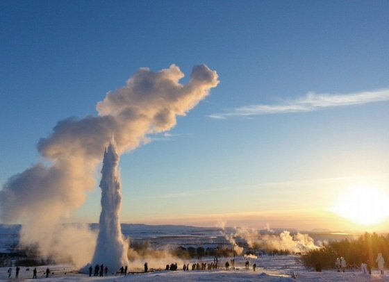 Entspannen und Genießen - Geysir Strokkur