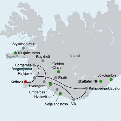 Islands Sommer entspannt genießen