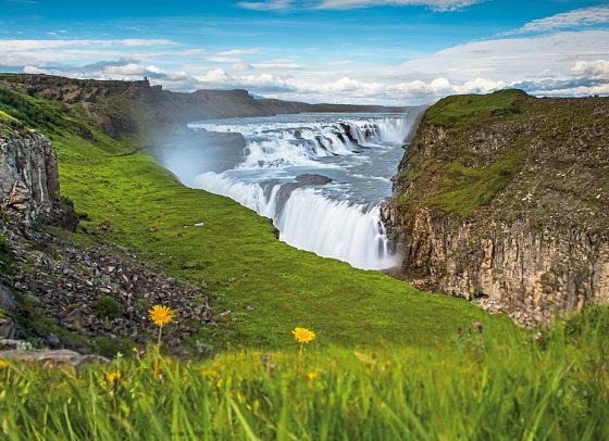 Islands Sommer entspannt genießen - Gullfoss