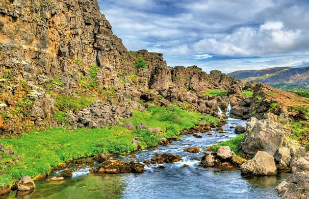 Charmante Höhepunkte rund um Reykjavik - Kontinentalplatte Thingvellir Nationalpark