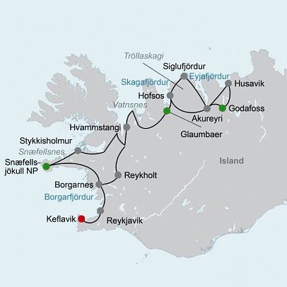 Islands wilder Westen