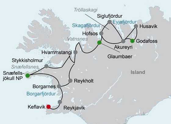 Islands wilder Westen