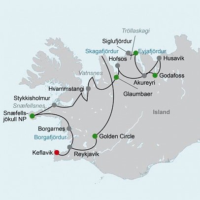 Islands wilder Westen mit Hochland