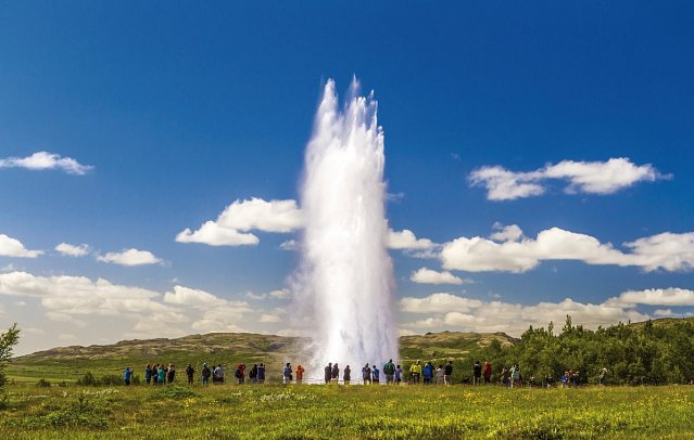 Hochland und Vulkane - Geysir