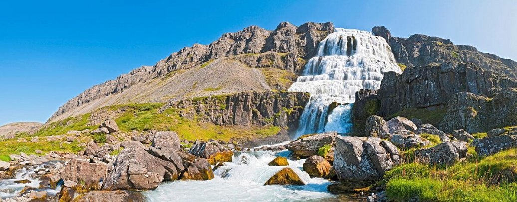 Panoramarundreise Island - Dynjandi Wasserfall