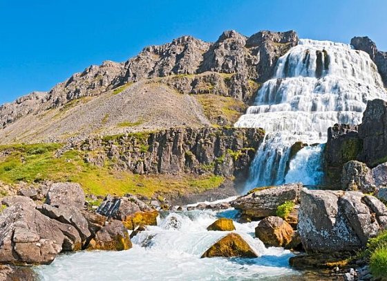 Panoramarundreise Island - Dynjandi Wasserfall
