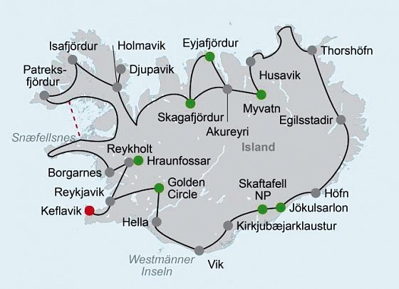 Die große Islandrundreise