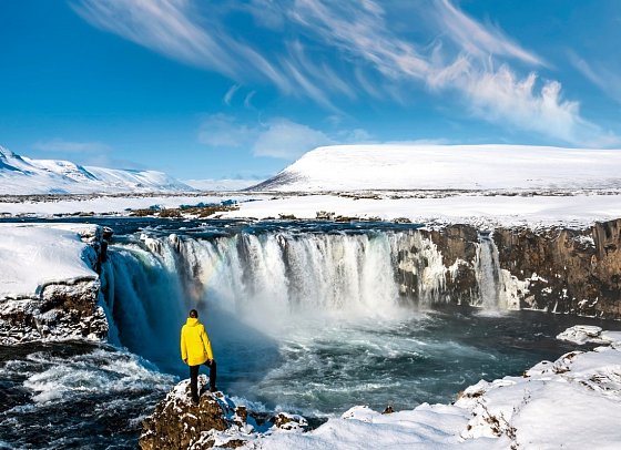 Winterliche Höhepunkte rund um Akureyri - Godafoss