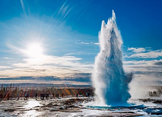 Winterliche Höhepunkte rund um Reykjavik (4 Nächte) - Geysir Strokkur