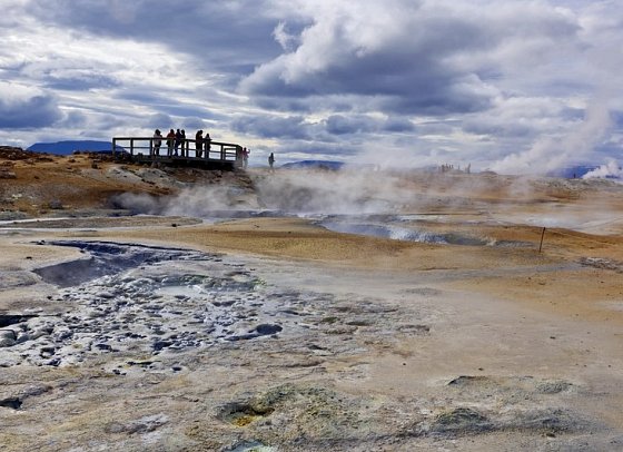 Islands Naturwunder mit dem E-Auto - Geoaktives Gebiet Namaskard