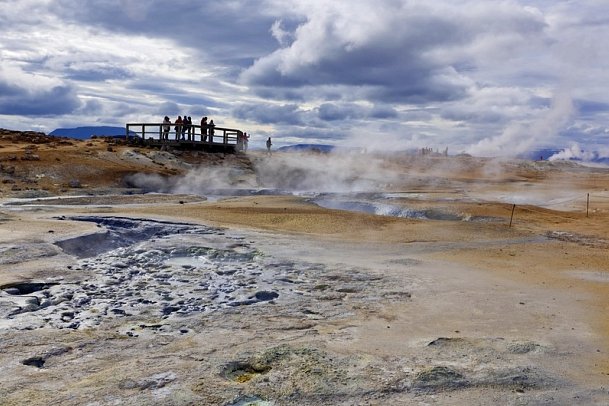 Islands Naturwunder mit dem E-Auto - Geoaktives Gebiet Namaskard