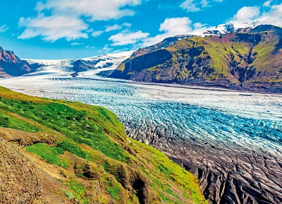 Islands Naturwunder mit dem E-Auto - Skaftafell Gletscher