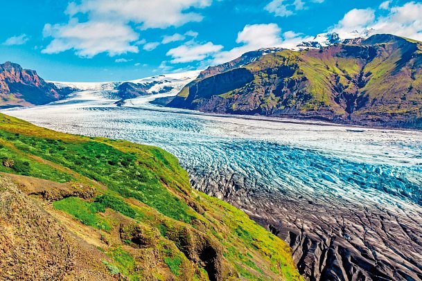 Islands Naturwunder mit dem E-Auto - Skaftafell Gletscher